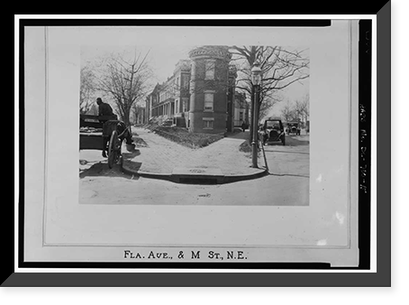 Historic Framed Print, Florida Avenue, Washington, District of Columbia, DC - 15,  17-7/8" x 21-7/8"