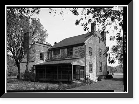 Historic Framed Print, Brecknock, U.S. Route 13, Camden vicinity, Kent County, DE - 7,  17-7/8" x 21-7/8"