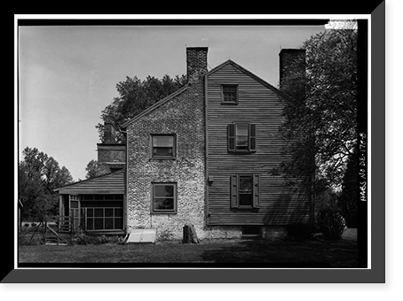 Historic Framed Print, Brecknock, U.S. Route 13, Camden vicinity, Kent County, DE - 8,  17-7/8" x 21-7/8"