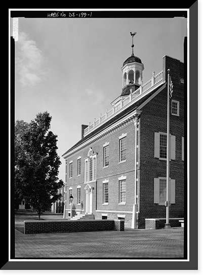 Historic Architecture - Dover, Delaware - State House, East side (1)