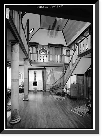 Historic Framed Print, Vogl House, State Road 277, Harrington vicinity, Kent County, DE - 15,  17-7/8" x 21-7/8"