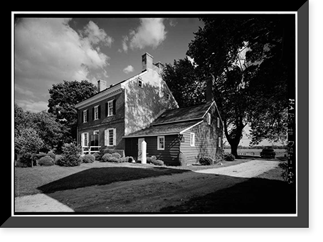 Historic Framed Print, Aspendale, Route 300 (Downs Chapel), Kenton vicinity, Kent County, DE,  17-7/8" x 21-7/8"