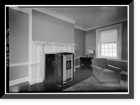 Historic Framed Print, Wheel of Fortune (House), State Route 9, Leipsic vicinity, Kent County, DE - 3,  17-7/8" x 21-7/8"