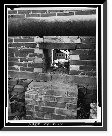 J. H. Wilkerson & Sons Brick Works, Front Street (Road 409), Milford vicinity, Kent County, DE - 27, Antique Print