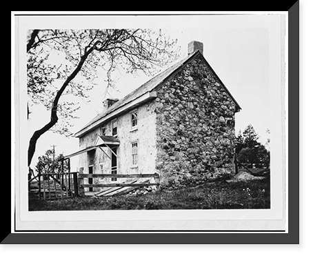 Mill Creek Friends Meetinghouse, Landenburg-Wilmington Road, Corner Ketch vicinity, New Castle County, DE - 2, Antique Print