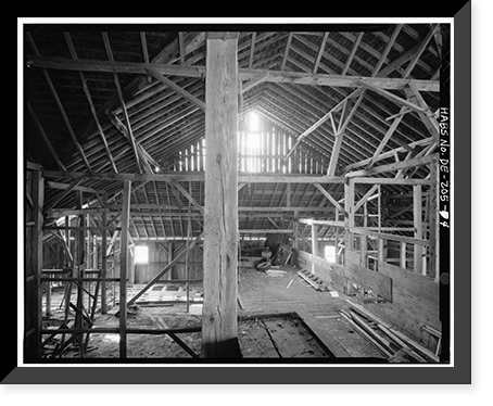 Corner Ketch Barn, Route 290, Corner Ketch vicinity, New Castle County, DE - 4, Vintage Print