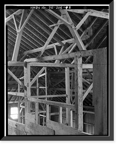 Corner Ketch Barn, Route 290, Corner Ketch vicinity, New Castle County, DE - 8, Historic Reproduction