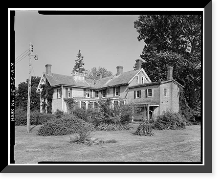 Greenlawn, Main House, Route 896 (North Broad Street), 0.6 mile north of, Middletown vicinity, New Castle County, DE - 3, Vintage Wall Art