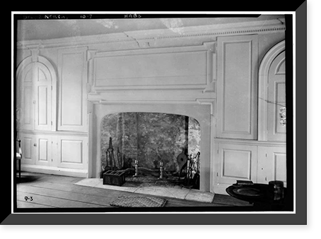 Historic Framed Print, Amstel House, 2 East Fourth Street, New Castle, New Castle County, DE - 6,  17-7/8" x 21-7/8"