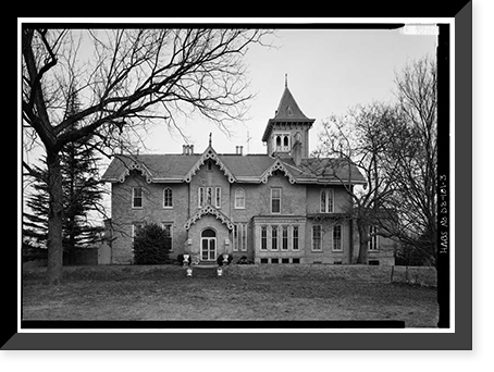 Lesley-Travers Mansion, 112 West Sixth Street, New Castle, New Castle County, DE - 3, Antique Print