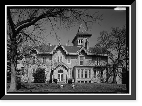 Lesley-Travers Mansion, 112 West Sixth Street, New Castle, New Castle County, DE - 4 Classic, Antique Print