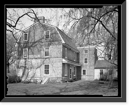Stanton-Tatnall-Byrnes House, 201 Old Mill Lane, Stanton, New Castle County, DE - 2, Vintage Print