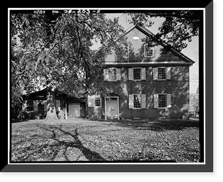Wilmington Friends Meetinghouse, Fourth & West Streets, Wilmington, New Castle County, DE - 5, Historic Reproduction
