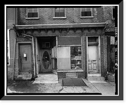 King Street, 200 Block, 216 King Street (Commercial Building), Wilmington, New Castle County, DE - 2, Historic Print