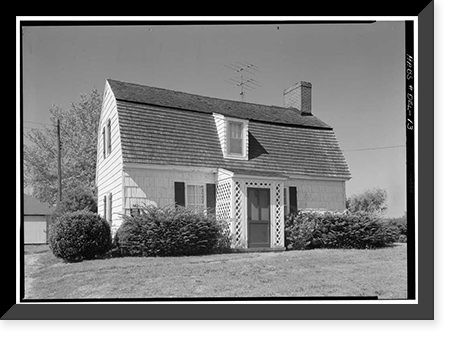 Thomas Maull House, 542 Pilot Town Road, Lewes, Sussex County, DE - 2, Antique Poster
