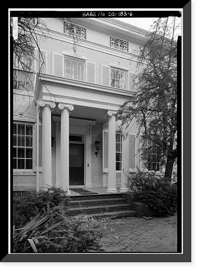 Historic Framed Print, Causey House, 2 Causey Avenue, Milford, Sussex County, DE - 6,  17-7/8" x 21-7/8"