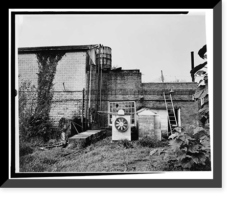 Historic Framed Print, Milford Ice & Coal Company, 18 Maple Avenue, Milford, Sussex County, DE - 4,  17-7/8" x 21-7/8"