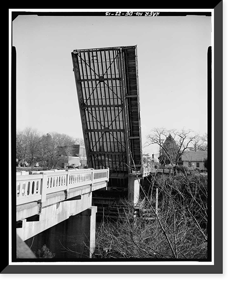 Rehoboth Avenue Bridge, State Route 1A (Rehoboth Avenue) over Lewes & Reho, Rehoboth Beach, Sussex County, DE - 15 Classic, Antique Wall Art