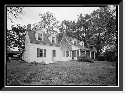 Historic Framed Print, Walnut Landing (House), State Road 79, Woodland vicinity, Sussex County, DE,  17-7/8" x 21-7/8"