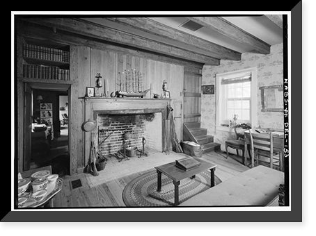 Historic Framed Print, Walnut Landing (House), State Road 79, Woodland vicinity, Sussex County, DE - 2,  17-7/8" x 21-7/8"