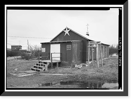St. Michael the Archangel Russian Orthodox Church, Marshall, Wade Hampton Census Area, AK, Antique Poster