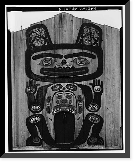 Chief Shakes House, Shakes Island, Wrangell, Wrangell-Petersburg Census Area, AK - 4, Antique Print