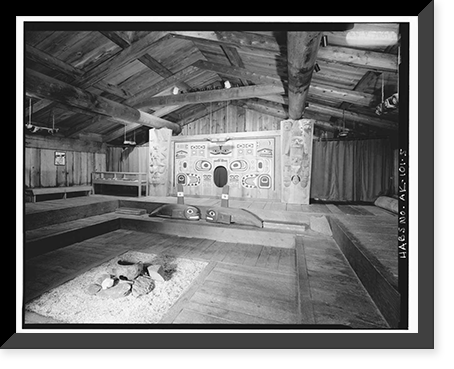 Chief Shakes House, Shakes Island, Wrangell, Wrangell-Petersburg Census Area, AK - 5, Vintage Wall Art