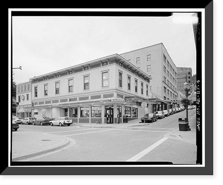 Downtown (Commercial Buildings), Franklin & Front Streets, Juneau, Juneau Borough, AK - 4 Classic, Antique Poster