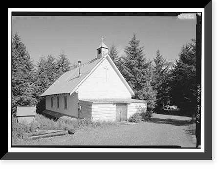 St. Michael the Archangel Russian Orthodox Church, Lake Avenue, Cordova, Valdez-Cordova Census Area, AK Classic, Vintage Wall Art