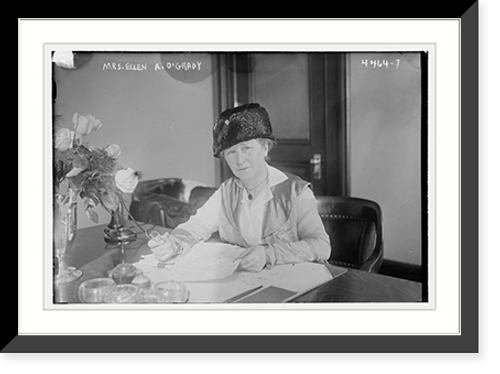 Historic Framed Print, Mrs. Ellen A. O'Grady,  17-7/8" x 21-7/8"