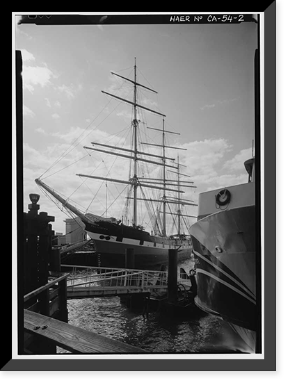 Ship BALCLUTHA, 2905 Hyde Street Pier, San Francisco, San Francisco County, CA - 2, Historic Reproduction