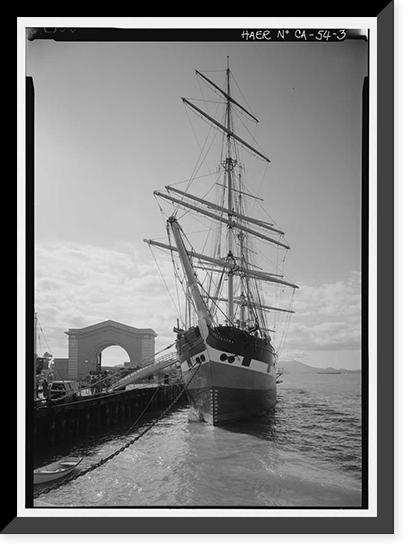 Ship BALCLUTHA, 2905 Hyde Street Pier, San Francisco, San Francisco County, CA - 3, Historic Reproduction