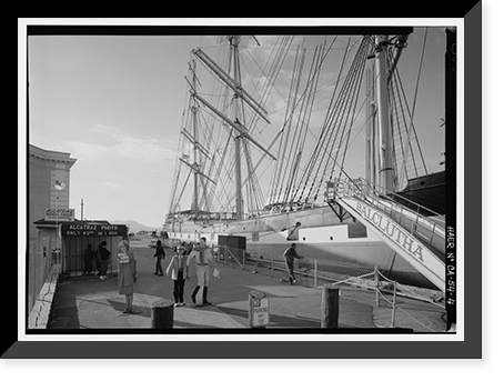 Ship BALCLUTHA, 2905 Hyde Street Pier, San Francisco, San Francisco County, CA - 4, Vintage Print