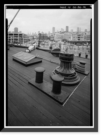 Ship BALCLUTHA, 2905 Hyde Street Pier, San Francisco, San Francisco County, CA - 14, Antique Poster