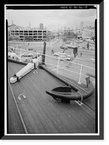 Ship BALCLUTHA, 2905 Hyde Street Pier, San Francisco, San Francisco County, CA - 15, Historic Print