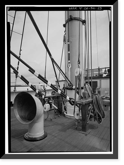 Ship BALCLUTHA, 2905 Hyde Street Pier, San Francisco, San Francisco County, CA - 23, Vintage Poster