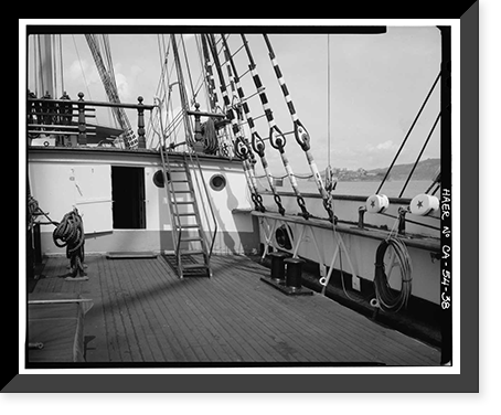 Ship BALCLUTHA, 2905 Hyde Street Pier, San Francisco, San Francisco County, CA - 38, Historic Reproduction