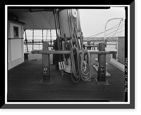 Ship BALCLUTHA, 2905 Hyde Street Pier, San Francisco, San Francisco County, CA - 46, Antique Poster