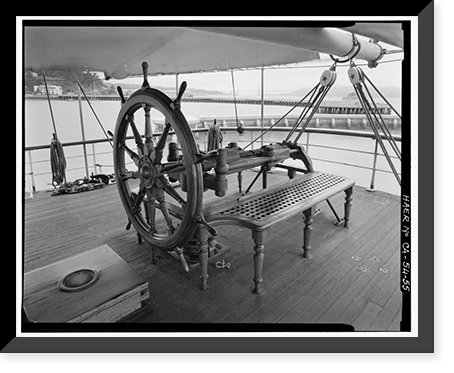 Ship BALCLUTHA, 2905 Hyde Street Pier, San Francisco, San Francisco County, CA - 55, Vintage Wall Art