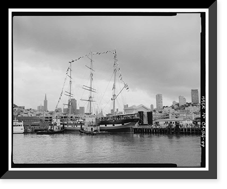 Ship BALCLUTHA, 2905 Hyde Street Pier, San Francisco, San Francisco County, CA - 99, Historic Reproduction