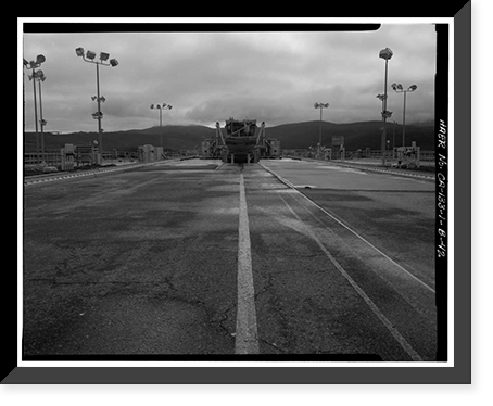 Vandenberg Air Force Base, Space Launch Complex 3, Launch Pad 3 East, Napa & Alden Roads, Lompoc, Santa Barbara County, CA - 42 Classic, Vintage Print