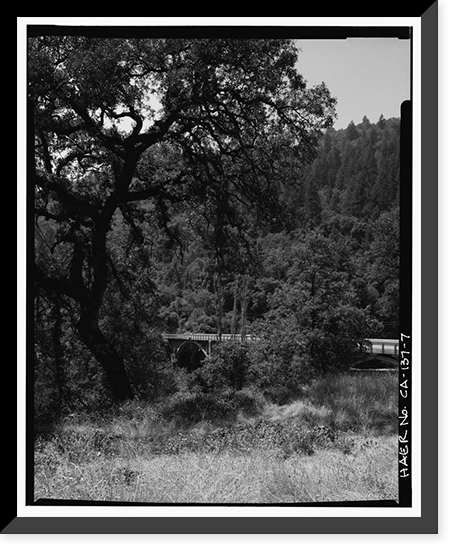 Chili Bar Bridge, Spanning South Fork of American River at State Hig, Placerville vicinity, El Dorado County, CA - 7 Classic, Antique Poster