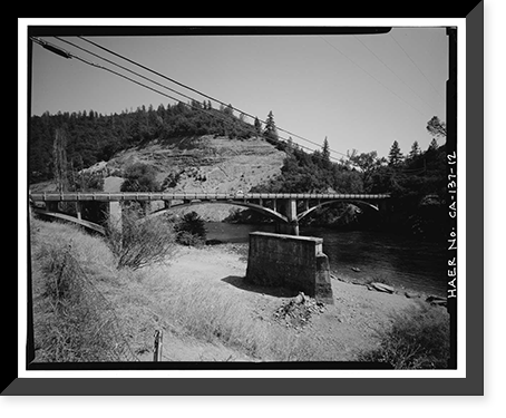 Chili Bar Bridge, Spanning South Fork of American River at State Hig, Placerville vicinity, El Dorado County, CA - 12, Vintage Poster