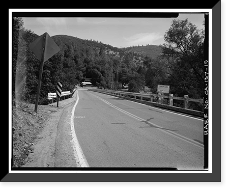 Chili Bar Bridge, Spanning South Fork of American River at State Hig, Placerville vicinity, El Dorado County, CA - 15, Antique Poster