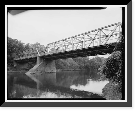 Palisado Avenue Bridge, Spanning Farmington River at State Route 159, Windsor, Hartford County, CT - 2, Antique Poster