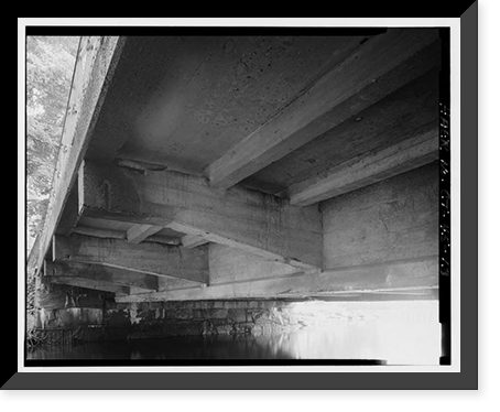West Main Street Bridge, Spanning Wepawaug River, Milford, New Haven County, CT - 13, Historic Print