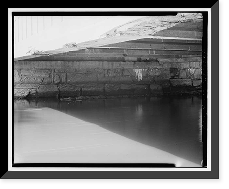 West Main Street Bridge, Spanning Wepawaug River, Milford, New Haven County, CT - 14, Vintage Poster