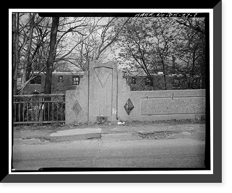 Heald Street Bridge, Spanning Conrail Railroad on South Heald Street (U, Wilmington vicinity, New Castle County, DE - 7, Vintage Print