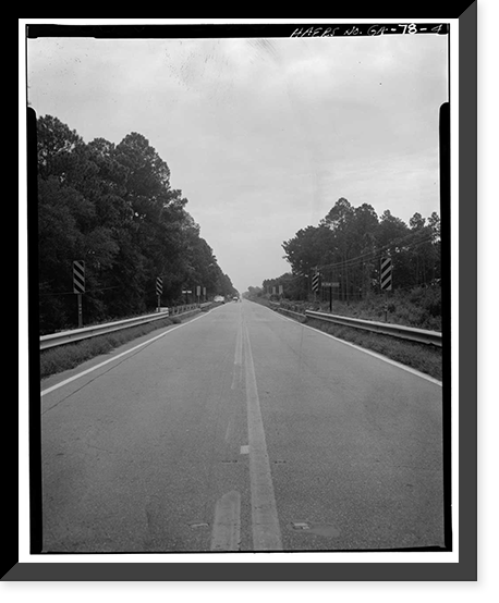 Georgia DOT Bridge No. 201-00091-01541N, Spanning Big Drain Creek at State Route 91, Colquitt vicinity, Miller County, GA - 4, Vintage Poster