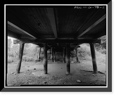 Georgia DOT Bridge No. 201-00091-01541N, Spanning Big Drain Creek at State Route 91, Colquitt vicinity, Miller County, GA - 5, Antique Poster